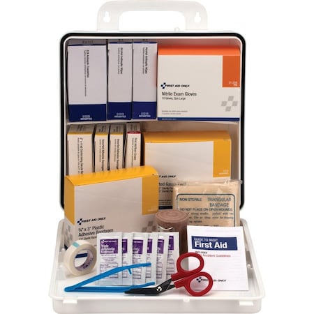 First Aid Only First Aid Station, For 75 People, 311 Pieces, 9-3/4"x10-3/4"x3" FAO60003